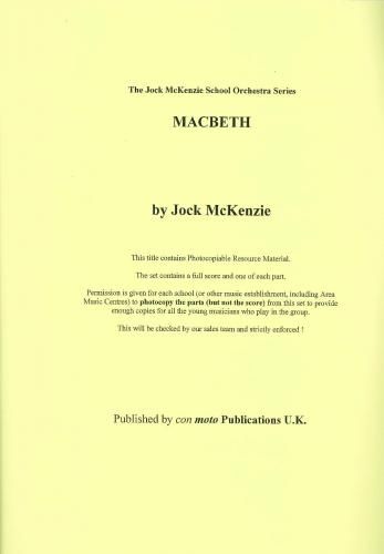 Macbeth, score only