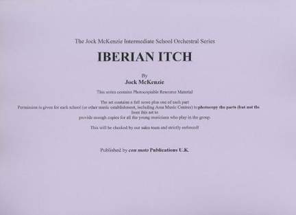 Iberian Itch, score only