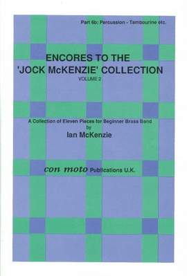 Encores to Jock McKenzie Collection Volume 2, brass band, part 6b, Percussion - Tambourine etc.