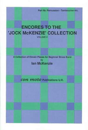 Encores to Jock McKenzie Collection Volume 2, brass band, part 6b, Percussion - Tambourine etc.