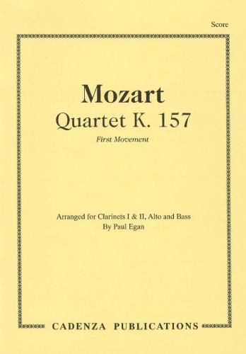 First Movement from String Quartet K157