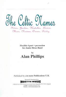 Celtic names I-P brass band score only