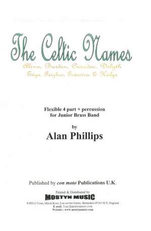 Celtic Names A-H brass band set