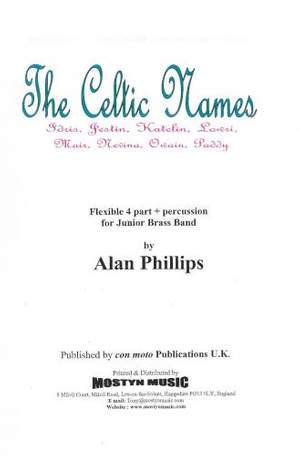 Celtic Names I-P brass band set