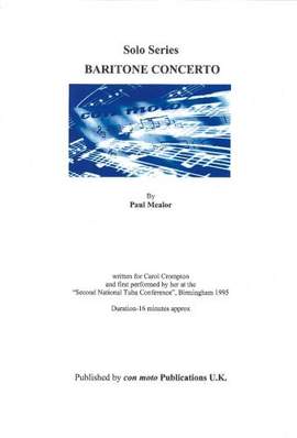 Baritone Concerto + piano reduction