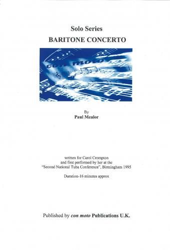Baritone Concerto + piano reduction