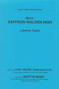 Saffron Walden March, wind band score only