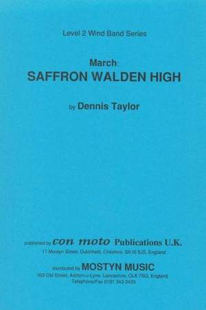 Saffron Walden March, wind band score only