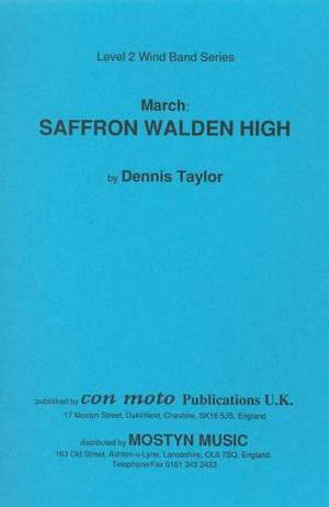 Saffron Walden March, wind band set