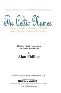 Celtic Names A-H wind band set