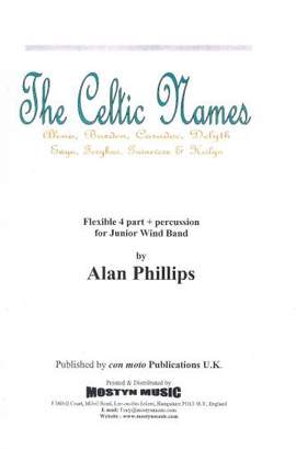 Celtic Names A-H wind band set