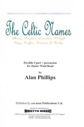 Celtic Names A-H wind band set