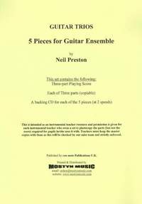 5 Pieces for Guitar Ensemble, set