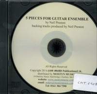 CD Backing Track for 5 Pieces for Guitar Ensemble
