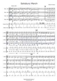 Salisbury March for Junior Brass, set
