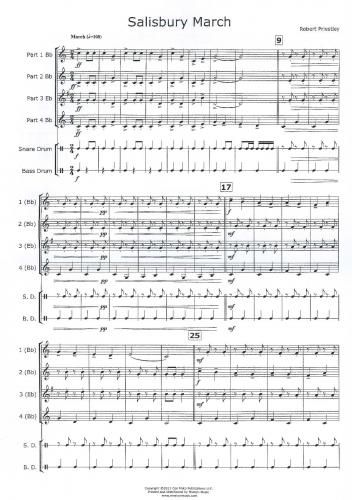 Salisbury March for Junior Brass, set