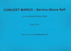 Concert March: Service Above Self, score only