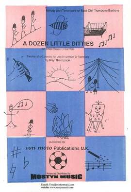 A Dozen Little Ditties, Melody/Tenor, Bass Clef Trombone