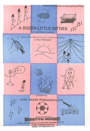 A Dozen Little Ditties, Melody/Bass, Bb Euphonium/Bass