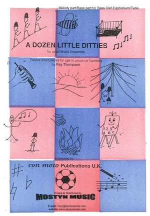 A Dozen Little Ditties, Melody/Bass, Bass Clef Euphonium/Tuba