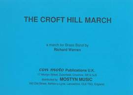 The Croft Hill March, brass band, score only