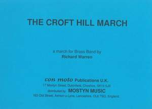 The Croft Hill March, brass band, score only