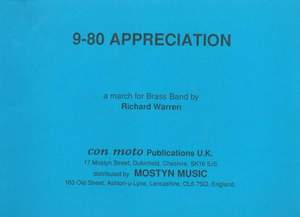 9-80 Appreciation,brass band, road march, set