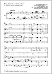 Heinrich von Herzogenberg: Den die Hirten lobeten sehre