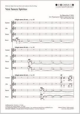 Ko Matsushita: Veni Sancte Spiritus