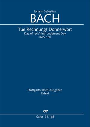 Bach, JS: Tue Rechnung! Donnerwort BWV168