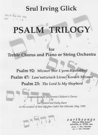 Srul Irving Glick: Psalm 92 (SSA) Psalm Trilogy