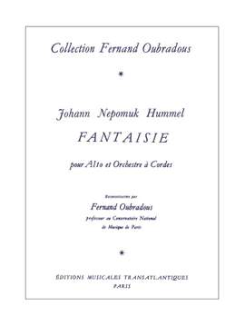 Johann Nepomuk Hummel: Fantasie