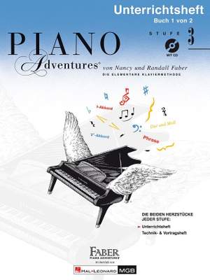 Piano Adventures: Unterrichtsheft Stufe 3 mit CD
