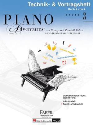 Piano Adventures: Technik- & Vortragsheft Stufe 3