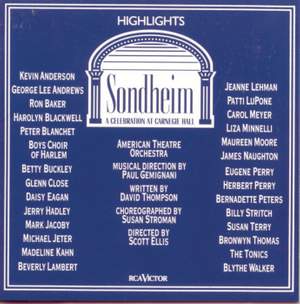 Sondheim: A Celebration at Carnegie Hall (Highlights) (Concert Cast Recording (1992))