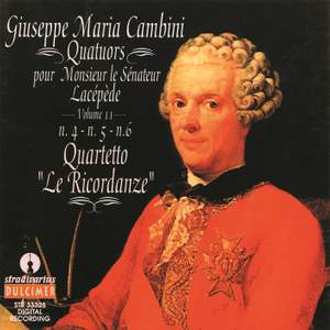 Cambini: Quatuors Pour Monsieur Lacépède Vol. 2 Product Image