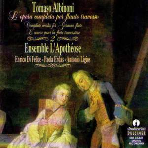 Albinoni: L'opera Completa per Flauto Traverso, Vol. 2
