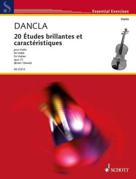 Dancla, C: 20 Études brillantes et caractéristiques op. 73