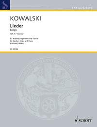 Kowalski, M: Lieder Vol. 1