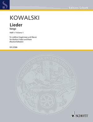 Kowalski, M: Lieder Vol. 1