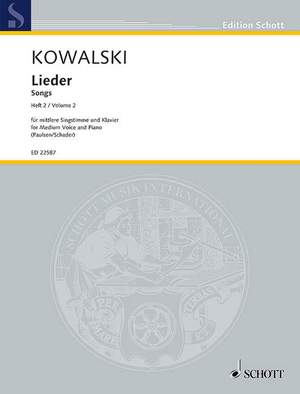Kowalski, M: Lieder Vol. 2