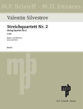 Silvestrov, V: Streichquartett Nr. 2