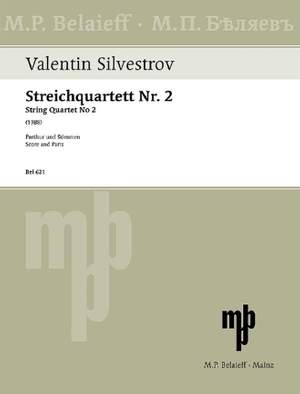 Silvestrov, V: String Quartet No. 2