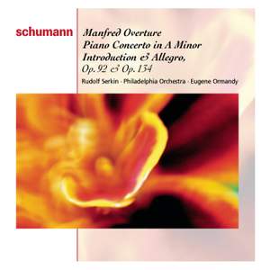 Schumann: Works for Piano & Orchestra & Manfred Overture