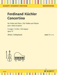 Kuechler, F: Concertino G-Dur G major op. 11