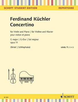 Kuechler, F: Concertino G-Dur G major op. 11