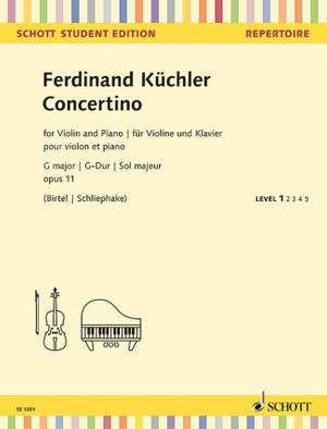 Kuechler, F: Concertino G major op. 11
