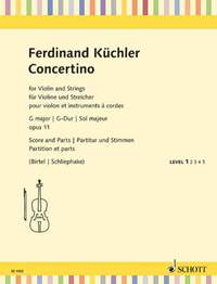 Kuechler, F: Concertino G-Dur G major op. 11