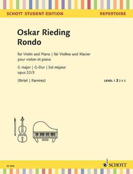 Rieding, O: Rondo G-Dur G major op. 22/3