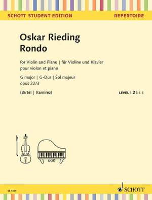 Rieding, O: Rondo G major op. 22/3